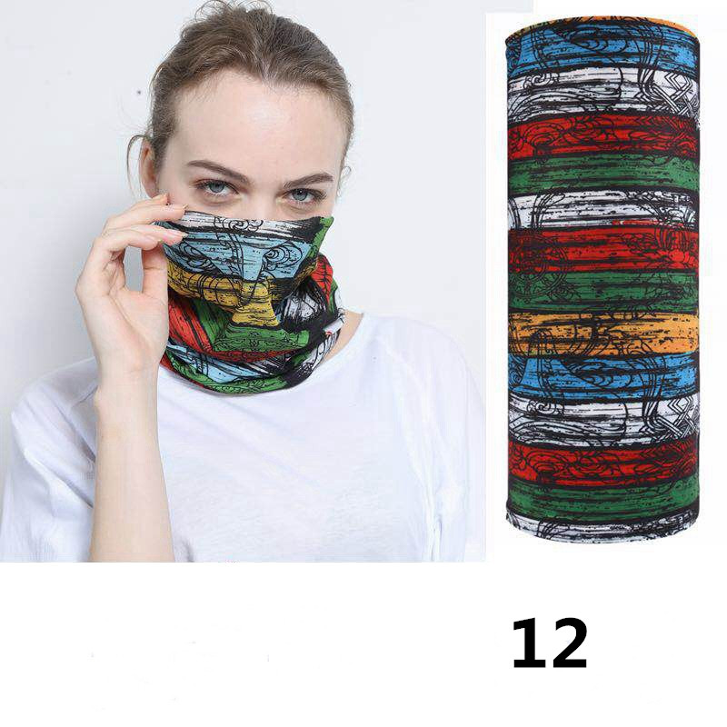 Bandeau Magique Multifonction en Microfibre pour Hommes et Femmes – Cache-cou, Foulard, Bonnet Pirate, Snood Élastique, Chouchou, Balaclava pour le Cyclisme