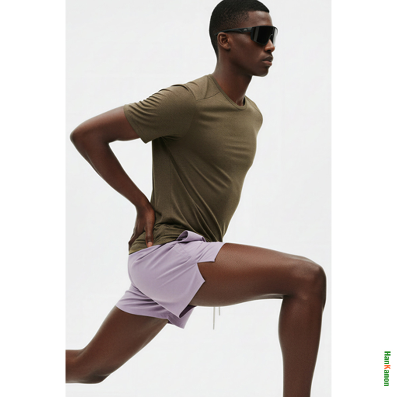 T-shirt de course d'été : léger, à séchage rapide et anti-humidité, performance extérieure, unisexe, à manches courtes et col rond