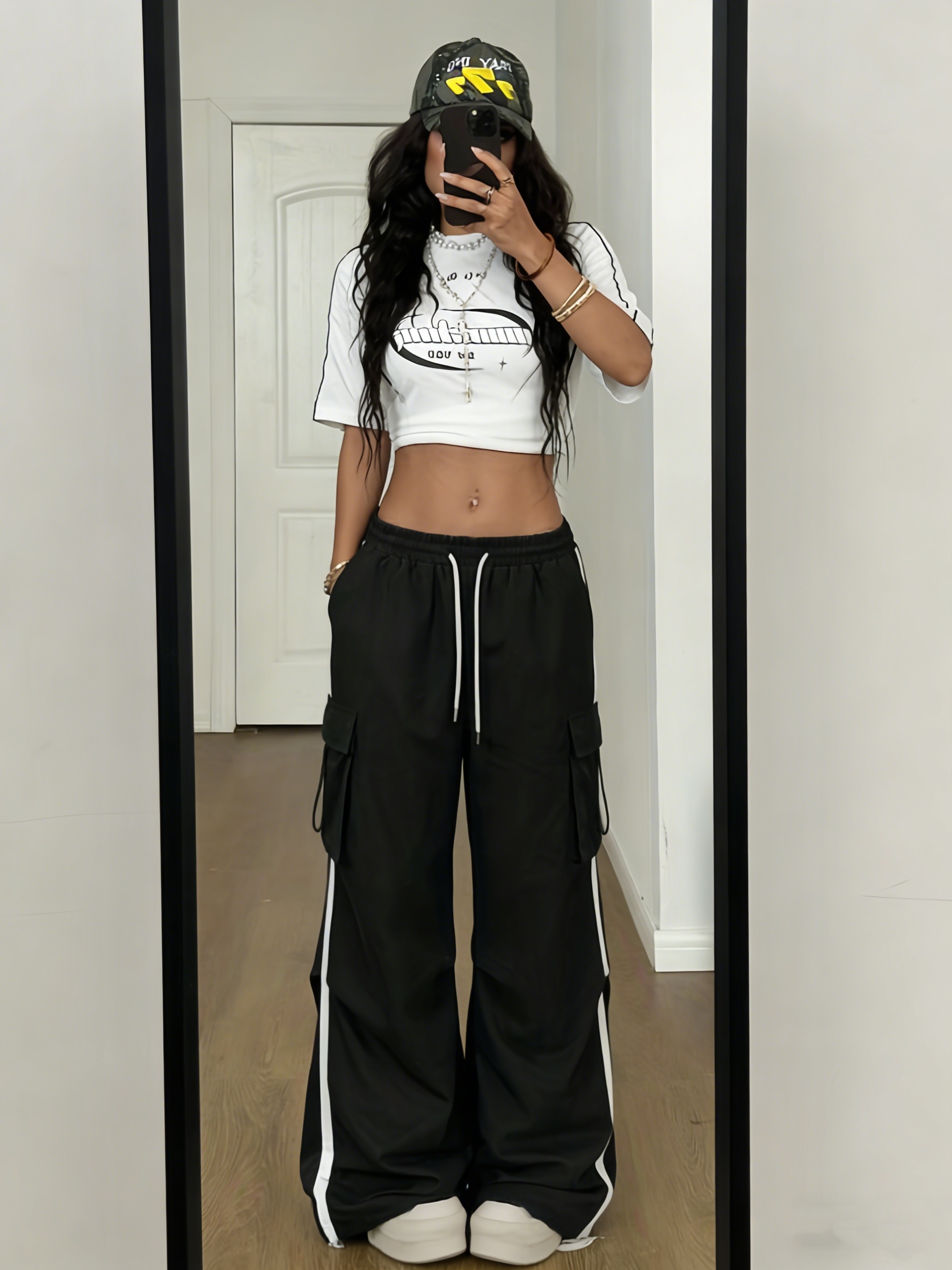 Pantalons longs décontractés pour femmes, vêtements de travail tendance