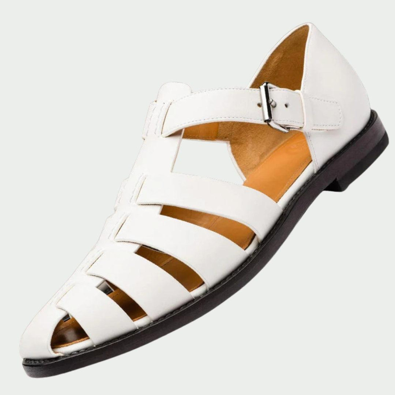 Sandales compensées polyvalentes à bout rond pour hommes, chaussures de Cosplay de plage décontractées à bout fermé, à la mode et confortables
