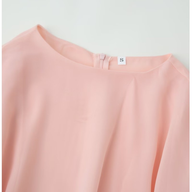 Robe châle pour femmes, mode printemps-été, col rond, manches longues, robe ample et fluide, robes longues élégantes pour femmes