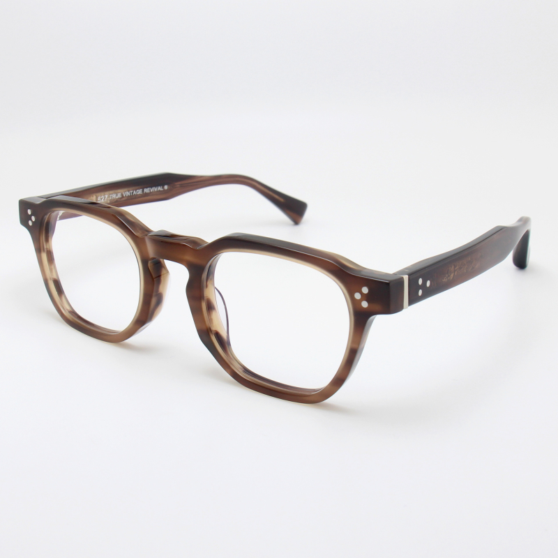 Monture de lunettes carrée rétro faite à la main pour hommes et femmes, monture épaisse tendance, acétate de haute qualité, lunettes Vintage japonaises