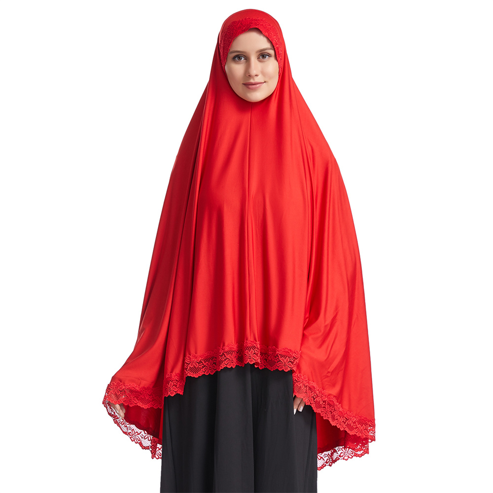Longue Khimar Eid Ramadan femmes musulmanes Abaya Hijab robes Burqa foulard islamique prière vêtement aérien Turban voile vêtements