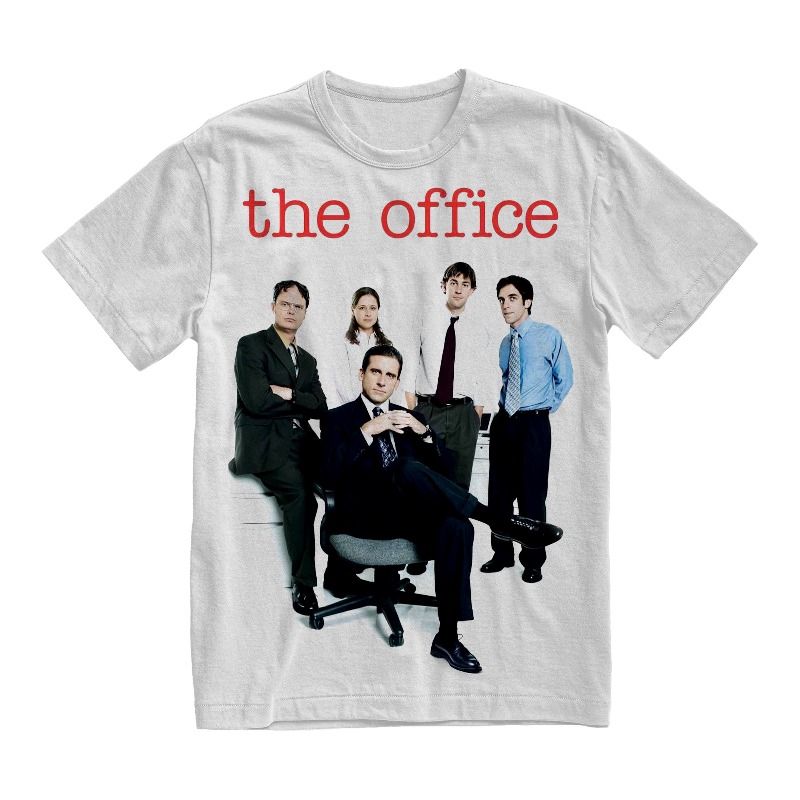 T-shirt imprimé pour hommes et femmes, nouveau modèle de film «Office», pour toutes les saisons, adapté aux hommes et aux femmes, T-shirt décontracté