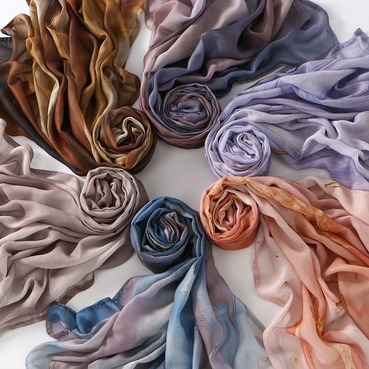 Mode aquarelle Modal Hijab imprimé écharpe pour femme musulman coton Hijiab femmes écharpe Turbante Feminino Africano Islam cadeaux