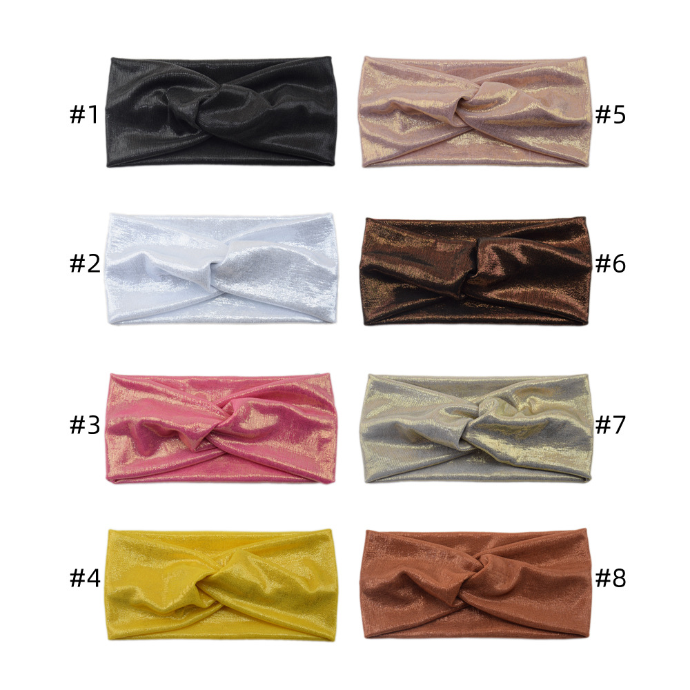 Turban bandeaux doux torsion bandeaux bandeaux extensible antidérapant bandeau pour filles femmes Yoga entraînement quotidien cheveux accessoires
