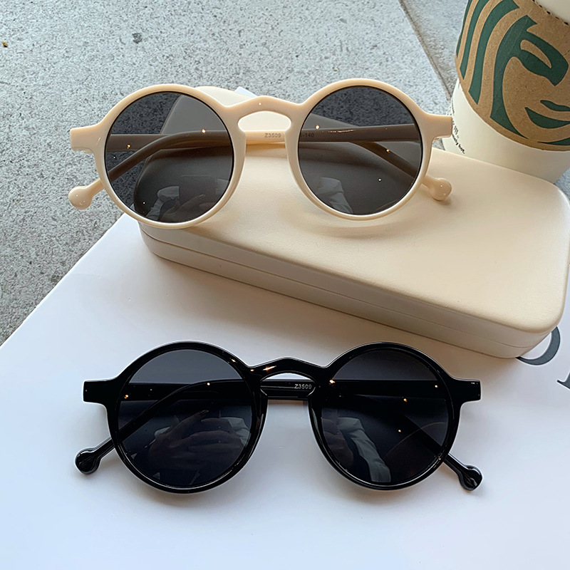 Lunettes de soleil de forme ronde pour femmes et hommes, protection ChimUV400, lunettes de soleil d'extérieur, anti-absorbe ouissement, mode