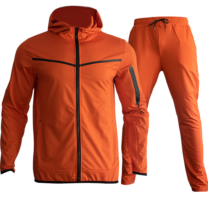 2025 nouvelle combinaison de jogging pour hommes, pull, sweat à capuche, veste, pantalon de survêtement, costume 2 pièces, veste d'automne et d'hiver décontractée à la mode pour hommes.