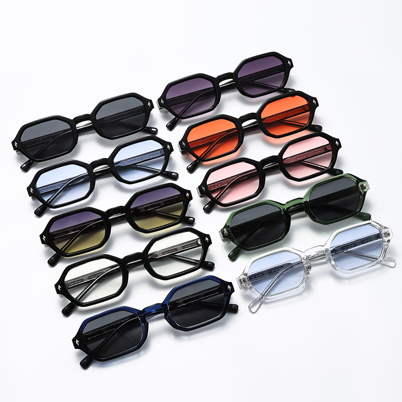 Nouvelles lunettes de soleil carrées noires rétro, de marque, design concave irrégulier, monture épaisse, pour hommes et femmes, lunettes de soleil tendance uv400