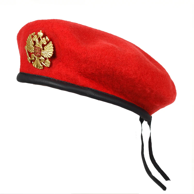 Chapeau d'hiver en laine chaud, chapeau octogonal, béret réglable à la mode, bonnet polyvalent unisexe, bérets de couleur unie