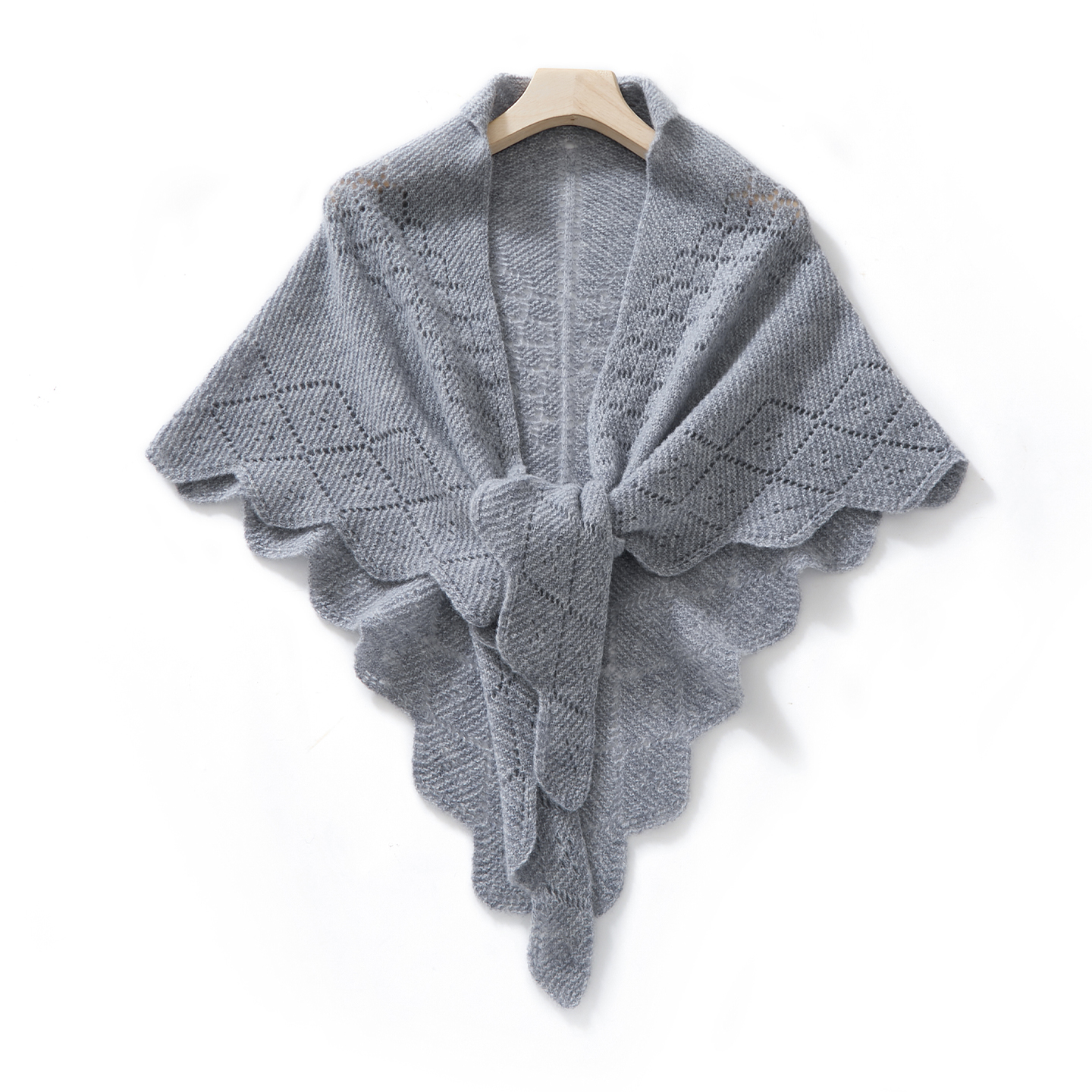 Châle de trajet polyvalent pour femmes, Chic, automne hiver, 100% laine mérinos, minimaliste, robuste, tricot creux, doux, thermique, couleur unie