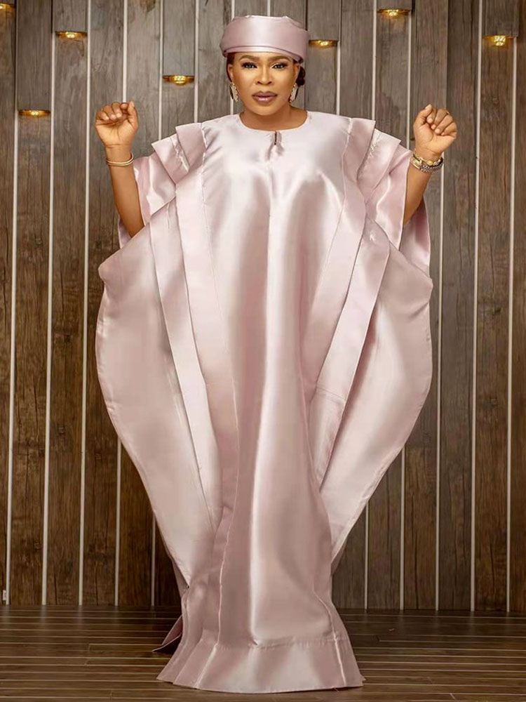 Mères africaines BUBU vêtements ethniques islamiques robe ample 2025 qualité personnalisée tissu brillant mode élégante