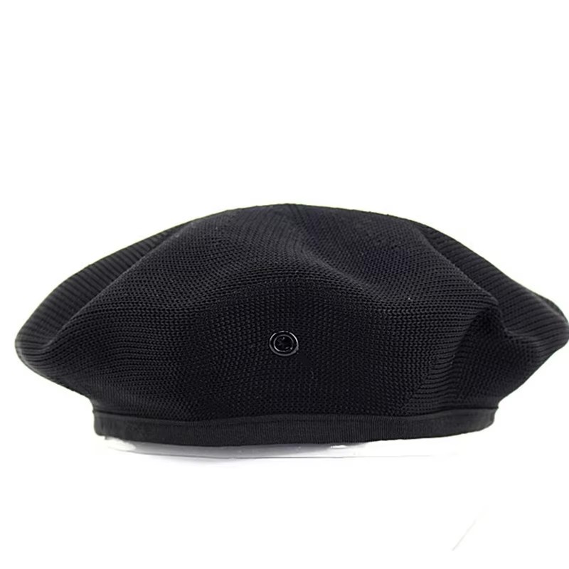 Mesh Beret Hat for Men & Women Summer Breathable French Cap Performance Costume Accessory  Adjustable