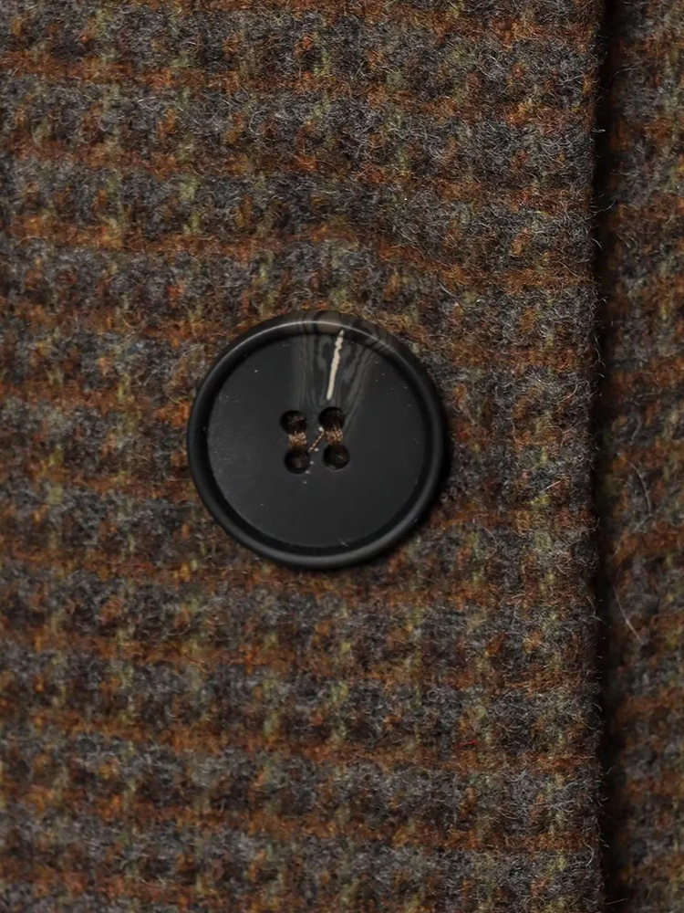 Vêtements d'automne pour femmes, blazer élégant pour le travail, blazer slim à boutons, blazer à carreaux, nouvelle mode chic, blazer de costume