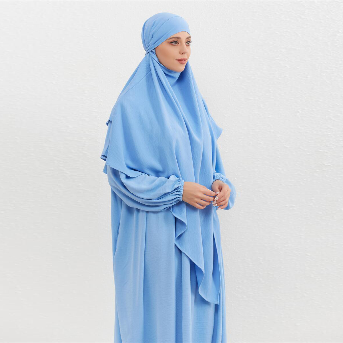 Hijab musulman pour femme, écharpe de sauna, bonnet sous-écharpe en jersey, casquettes intérieures islamiques, housse de hijabs commandée, enveloppement de sauna, turban