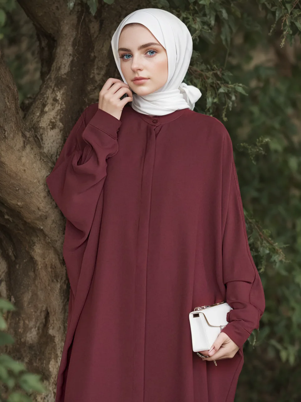 Abaya musulmane pour femmes, manches chauve-souris, dubaï, Islam, malaisien, arabe, robe longue, solide, modeste, adt Abayas, caftan, Ramadan, Maroc, 2025