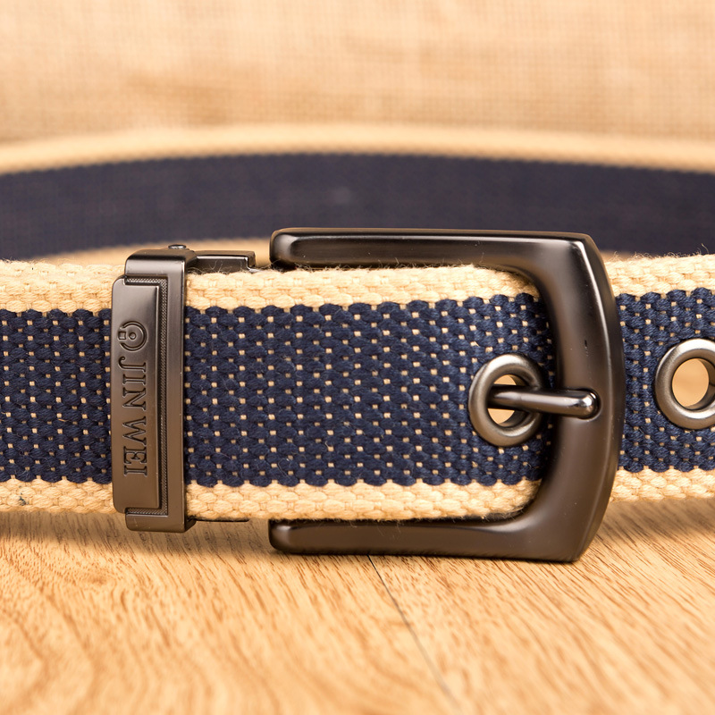 Ceinture militaire tactique en toile pour homme, accessoire décontracté avec ardillon métallique, sangle à boucle détachable, 140, 150, 160 cm