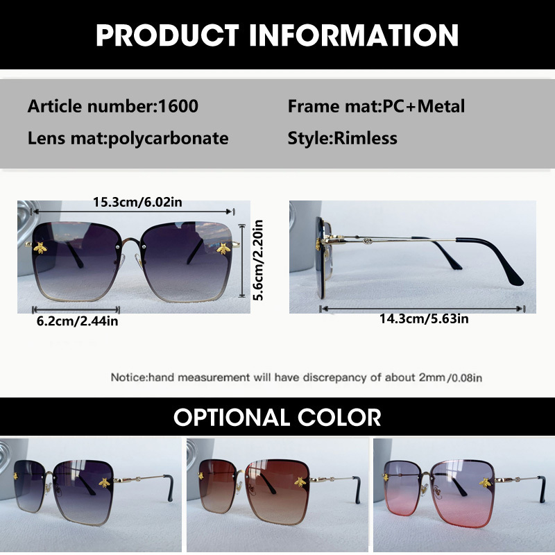 Lunettes de soleil unisexes de luxe pour femme 2026, de marque de créateur, haute qualité, avec étui