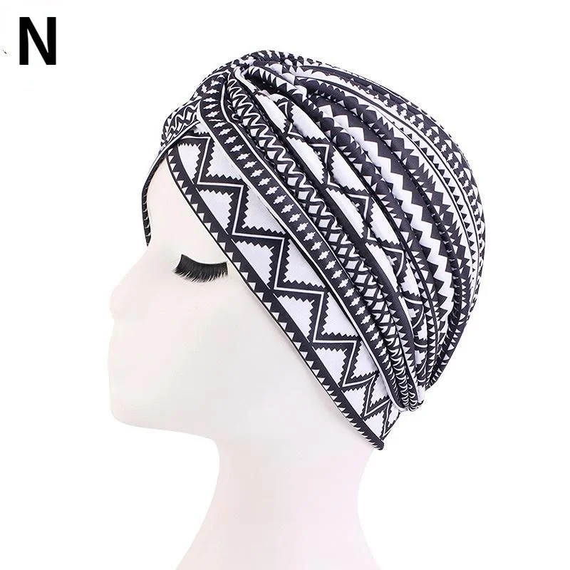 Bonnet et écharpe à volants pour femme, chapeau de chimio, turban rond pour la tête, accessoires contre la perte de cheveux, nœud de fleur imprimé, cancer