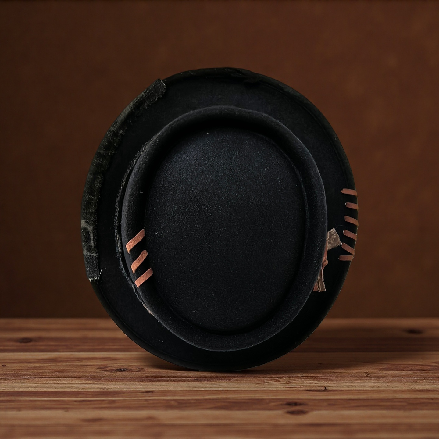 Chapeau Pork Pie noir pour hommes et femmes, chapeau Fedora fait main, chapeau Trilby, chapeau Fascinator, chapeau Pop, chapeau d'église, taille réglable