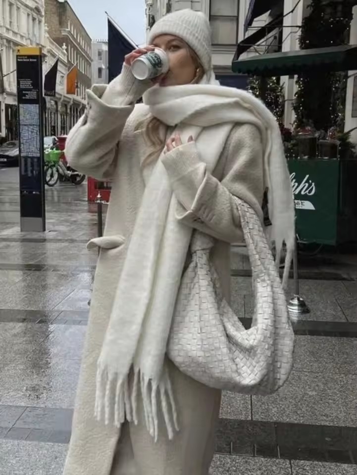 Écharpe d'hiver pour femmes cachemire chaud solide Pashmina couverture enveloppes femme épais doux Bufanda grand gland châle Long Poncho Echarpe