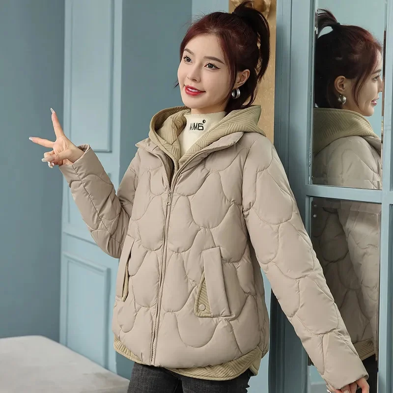 Hiver femmes veste Parkas manteau 2024 nouveau épais chaud rembourré manteau femme hiver vêtements d'extérieur veste ample Parkas vêtements de neige vêtements d'extérieur