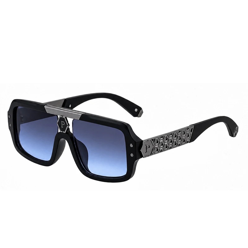 Nouvelles Lunettes de Soleil de Luxe de Marque Tendance 2026 pour Hommes et Femmes, Style Vintage Oversize Punk, Verres Steampunk à la Mode