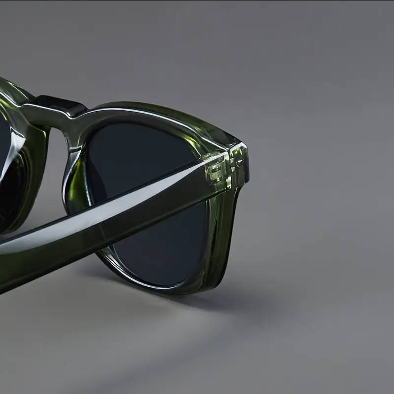 Lunettes de soleil simples pour hommes et femmes, monture carrée ultralégère, pour la conduite en plein air, Protection contre les ultraviolets