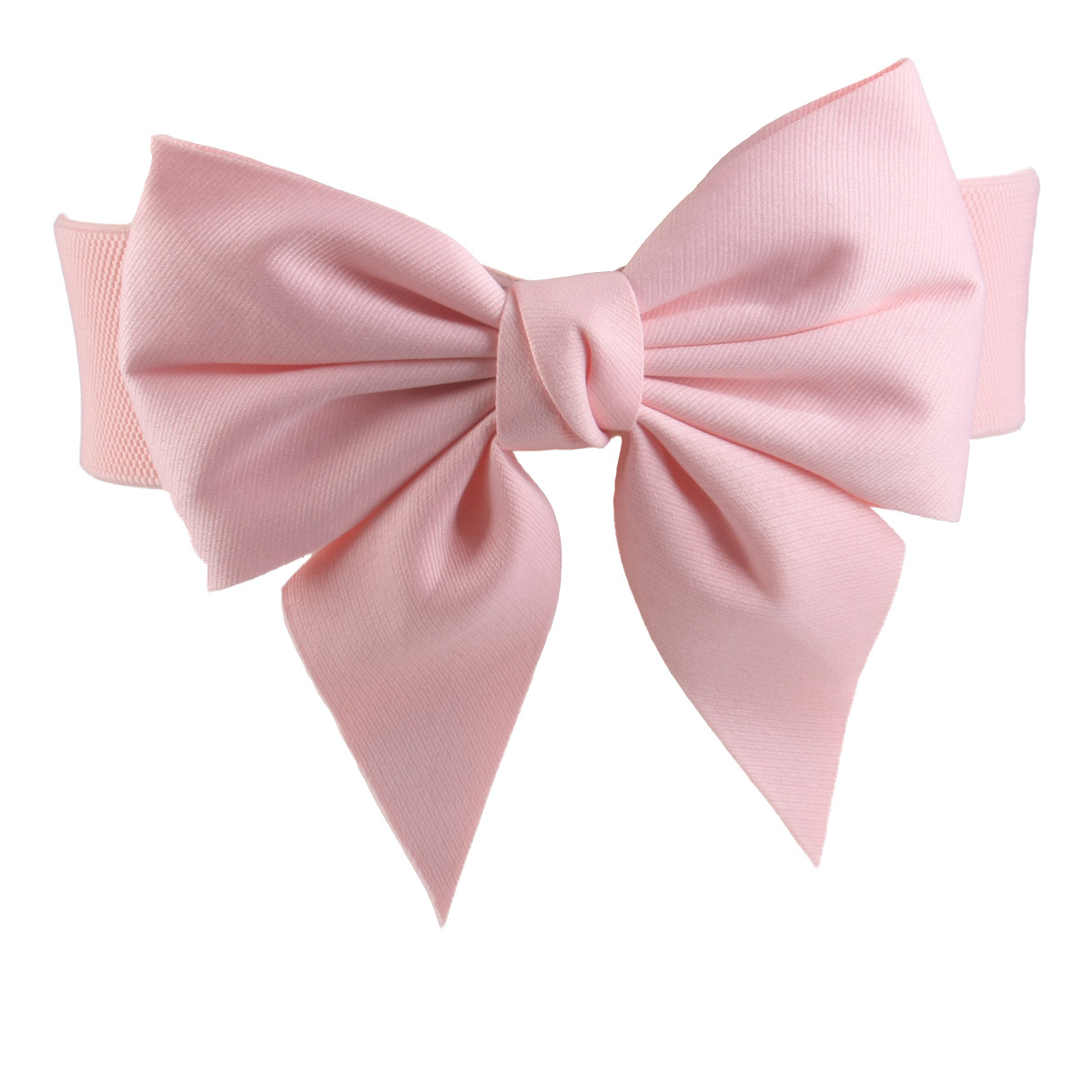 Ceinture large élastique à nœud papillon pour femme, ceinture de taille pour robe, accessoire de mode polyvalent pour mariée et demoiselle d'honneur, ceinture assortie à toutes les tenues