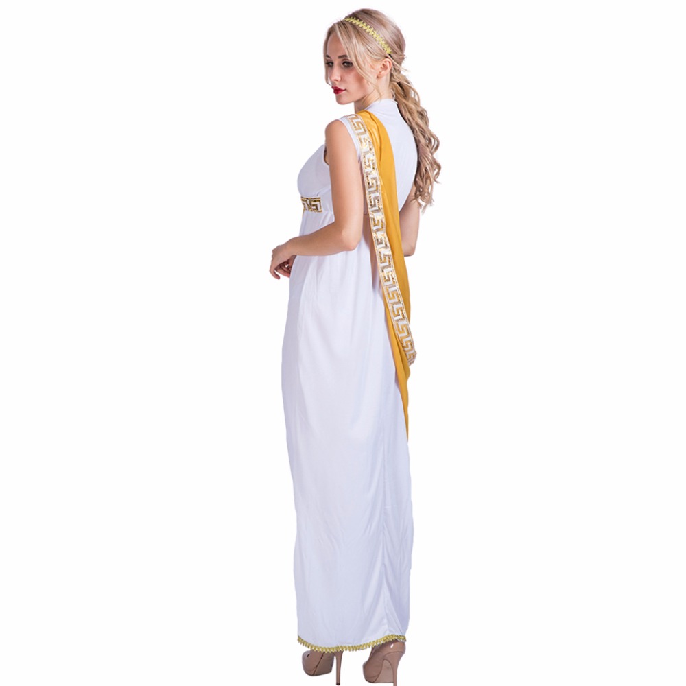 Costume de Toge de Déesse Grecque d'Halloween pour Femme, Tenues Romaines Sexy, Robe de Barrage pour Adulte, Carnaval de Pâques, Pourim