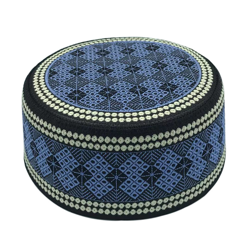 Chapeaux de prière musulmans pour hommes, broderie en coton, chapeau islamique d'Arabie saoudite, turban musulman, casquette juive, écharpe de sauna pour hommes, vêtements de loisirs, nouveau