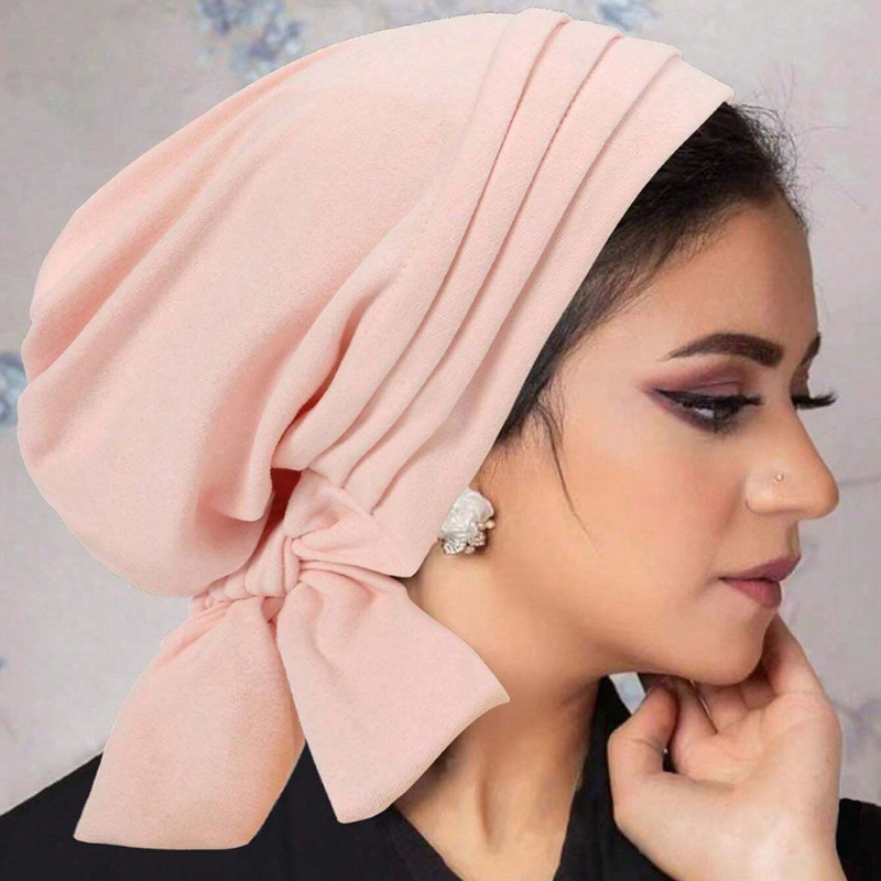 1pc femmes musulmanes Hiab Turban foulard enveloppement chapeau perte de cheveux couvre-tête bonnets Bonnet Turban Bandanas chimio casquette
