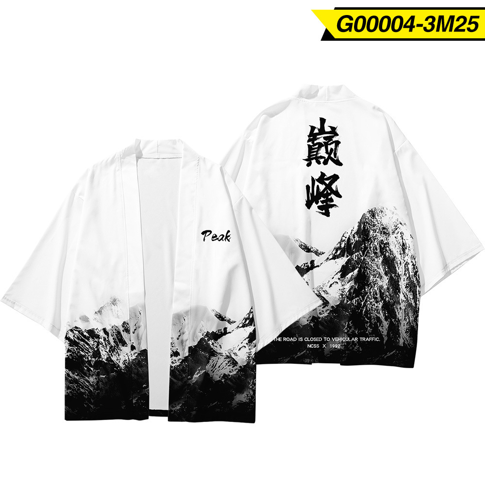 Vêtements traditionnels japonais pour hommes, pantalon kimono rétro, mode asiatique, trempée Tang Harajuku Hanfu
