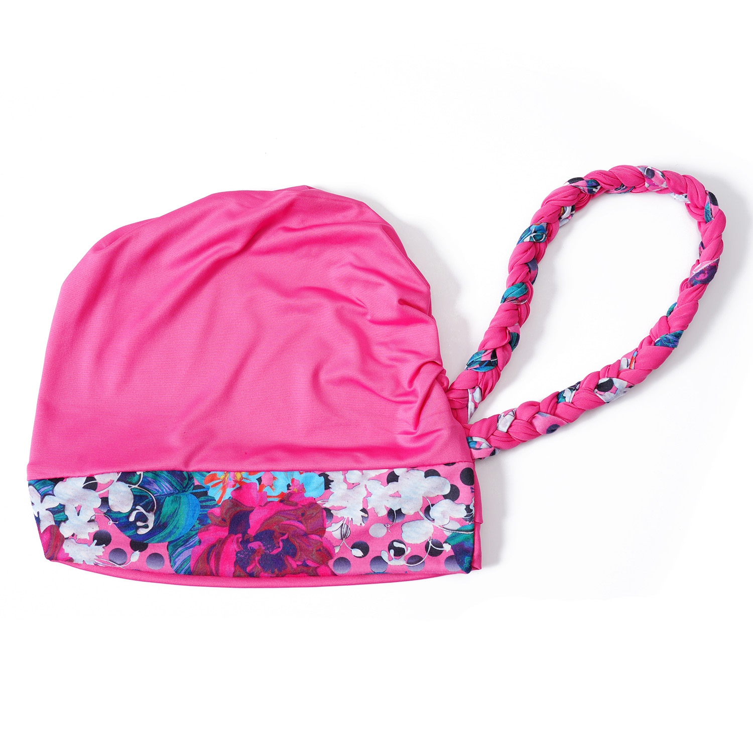 Femmes à volants musulman Turban imprimé fleur noeud foulard islamique intérieur Hijab casquettes chimio casquette perte de cheveux plissé tête enveloppement Turbante