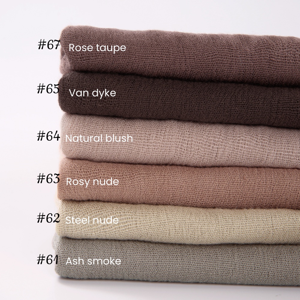 Offre d'usine : Grand foulard uni en coton doux et viscose, matière rayonne, hijab musulman du Moyen-Orient avec pompon