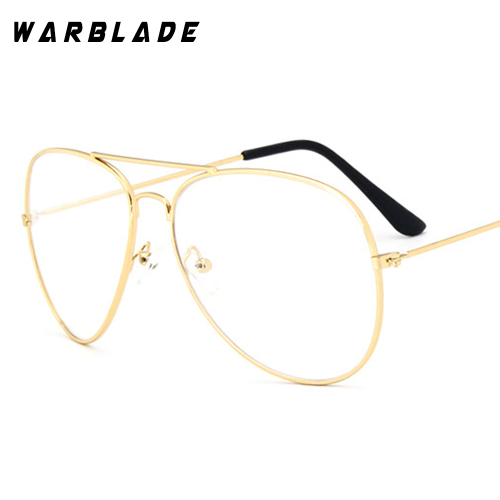 Lunettes de pilote classiques transparentes, monture en alliage, optique d'aviation, pour hommes, lentille oculos de sol WarBLade