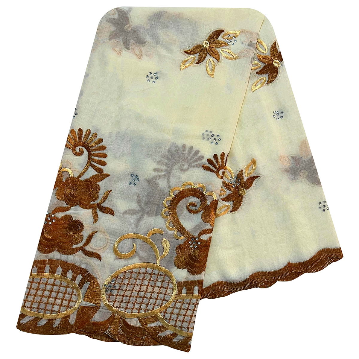 Écharpes pour femmes africaines, mode 20224, Design grand cercle, grande broderie en coton, grande taille, écharpe musulmane pour châles Pashmina, offre spéciale
