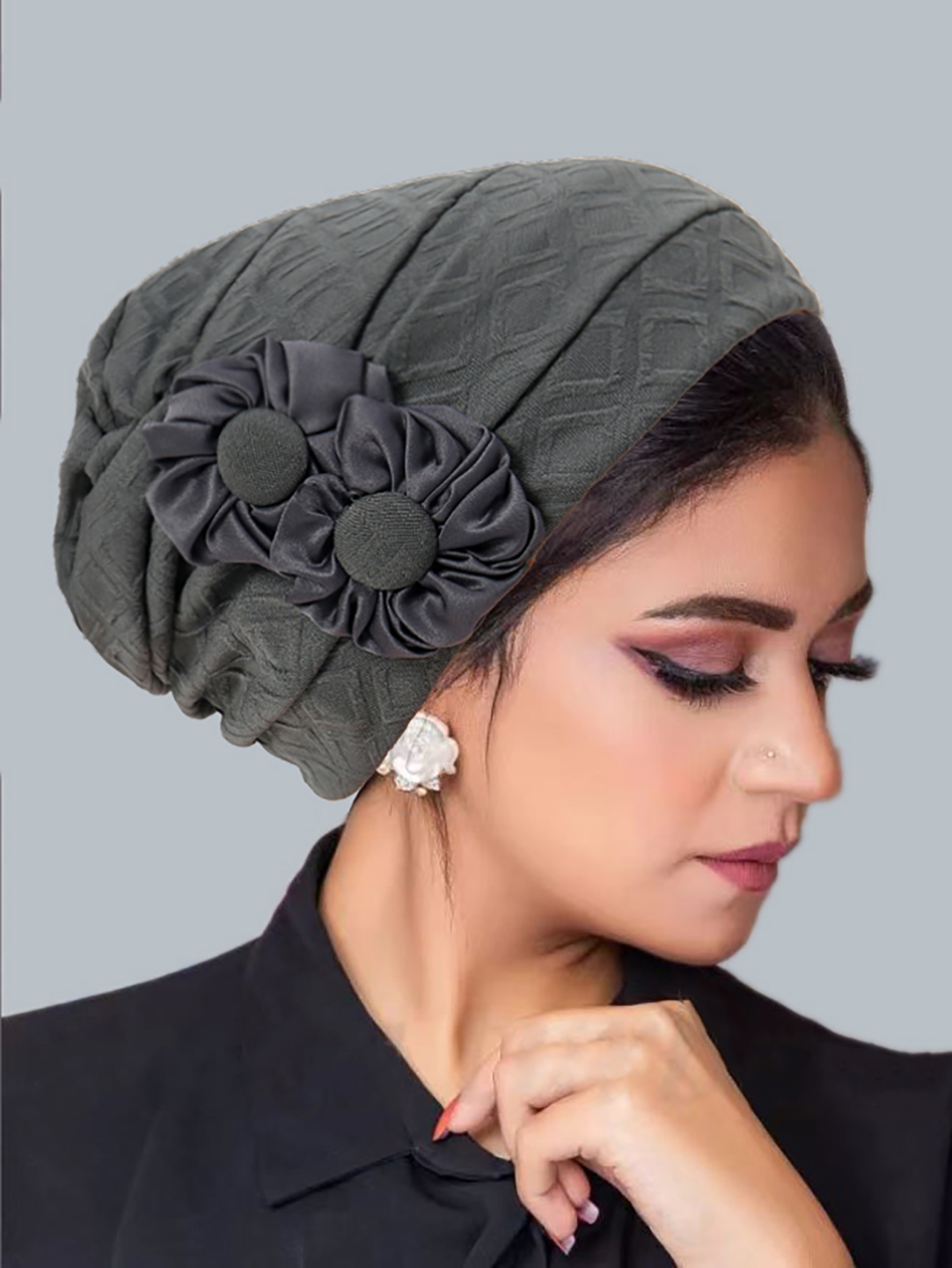 Nouvelle mode musulmane femmes Hijabs fleur islamique Hijab chimio chapeau bonnets Hiar perte Cancer chimio casquette dames Bandana couvre-tête