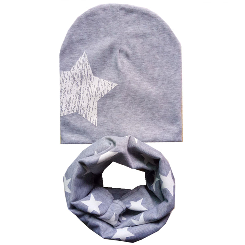 Ensemble bonnet et écharpe en coton pour bébé, couvre-chef chaud, col de cou, bonnets pour enfants, chapeaux pour enfants, écharpe pour garçons et filles, nouvelle mode, printemps