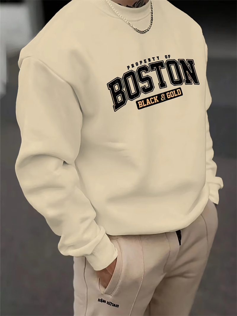 Sweat-shirt à motif de lettres simples pour hommes, Streetwear tendance, sweat à capuche imprimé en 3D, Cool, surdimensionné, Hip Hop, hauts
