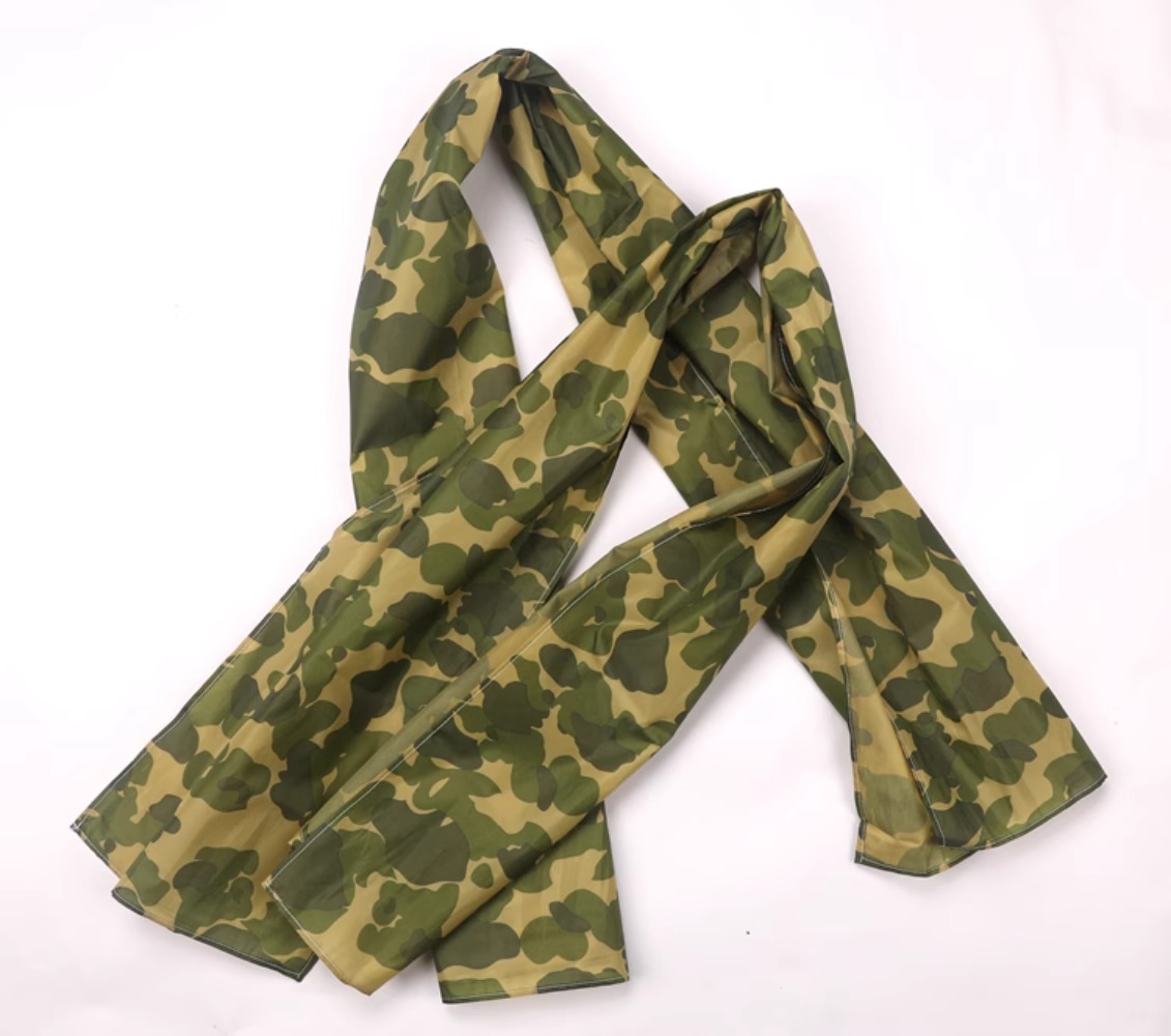 Écharpe de Camouflage Para, foulards de Parachute en Nylon, Cosplay, spectacle dramatique américain