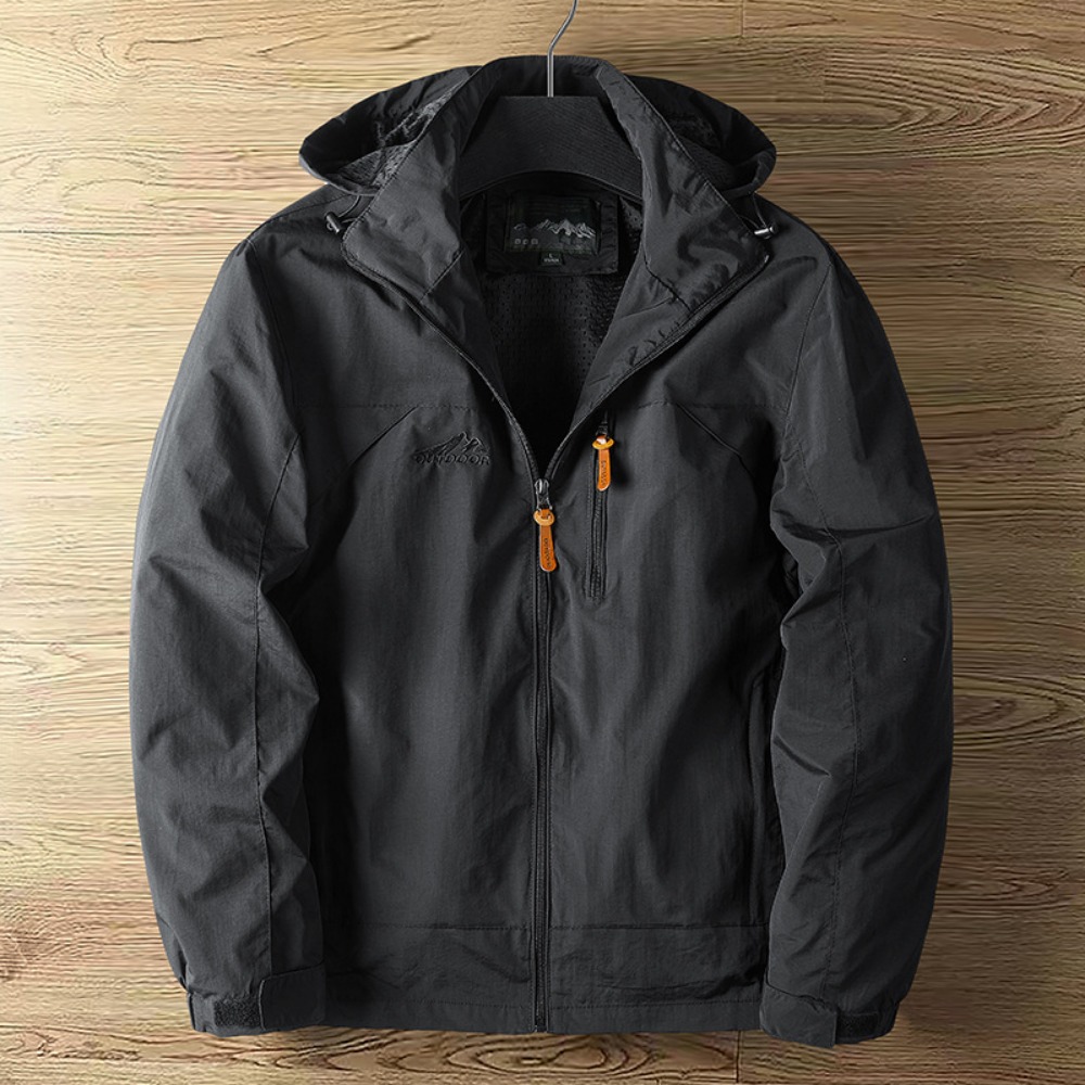 Veste de poinçonnage à Section fine pour hommes, vestes d'extérieur avec chapeau, vêtements de rue à la mode, printemps et automne