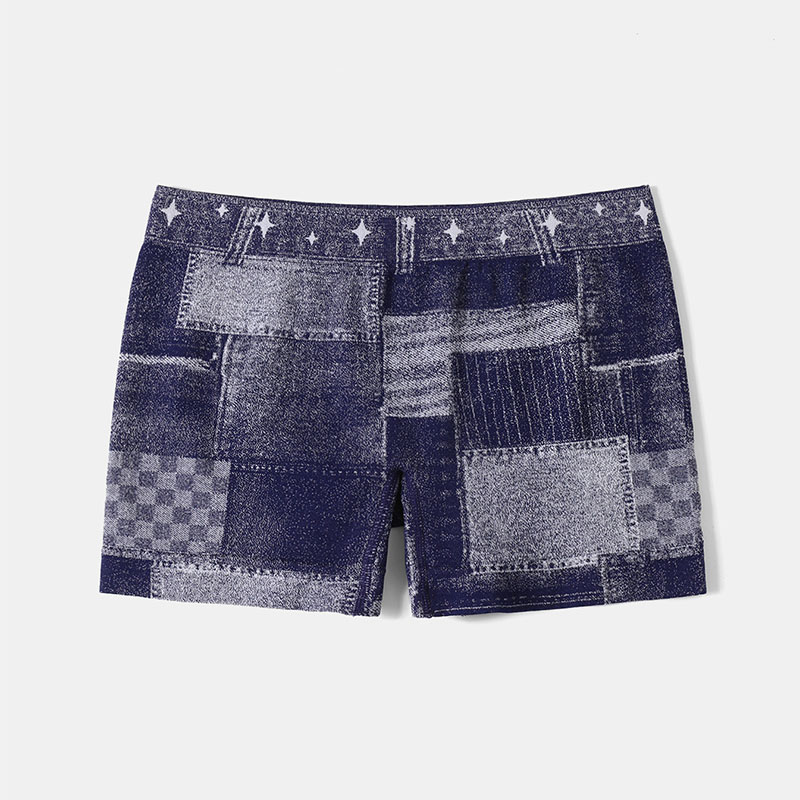 Faux jean élastique pour femmes, pantalon de sport, de Yoga, d'entraînement, de levage des fesses, de Fitness, athlétique, collants courts sans couture