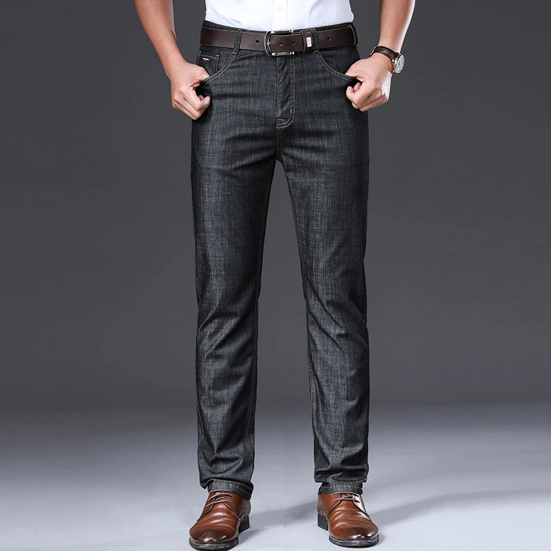 Jean Homme BROWON 2026 – Coupe Droite Mi-Haute, Léger et Respirant, Style Vintage – Nouvelle Collection Été