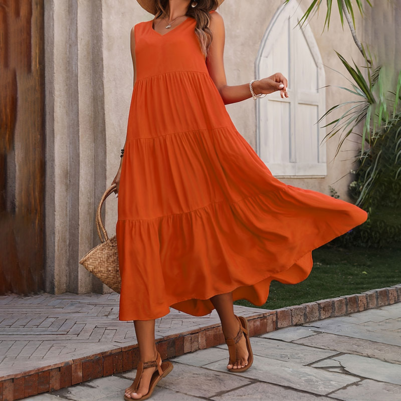 Robe Femme 2024, Robe d'été décontractée, Robes de marque élégantes, Robe jaune et noire, Femme