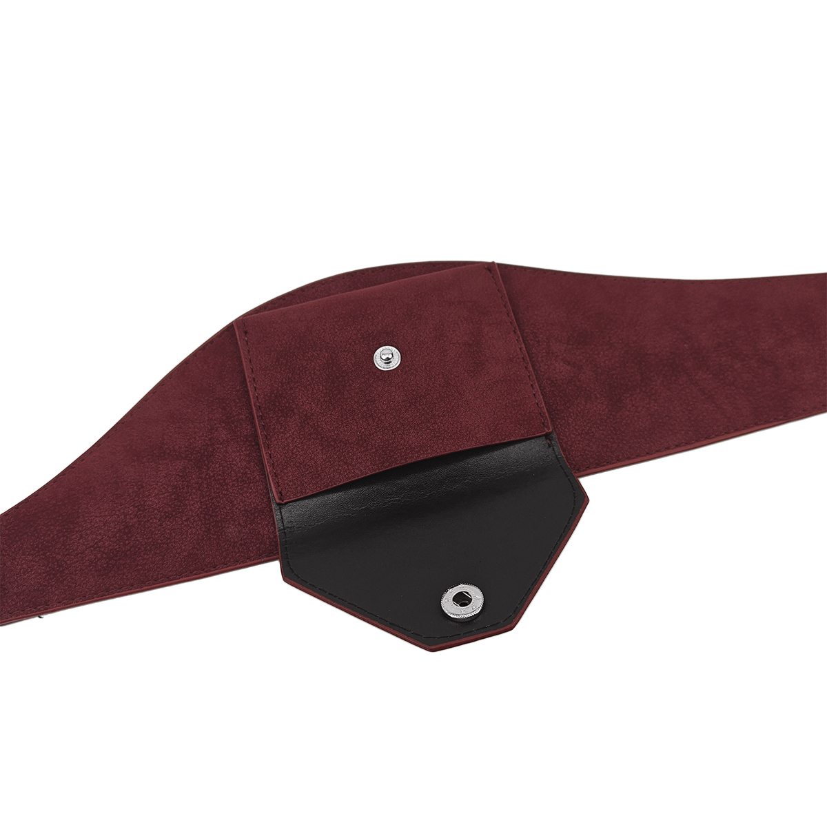 Le nouveau sac de taille haut de gamme pour femme à ceinture large rouge Ankela avec une ceinture décorative peut bien avec une jupe