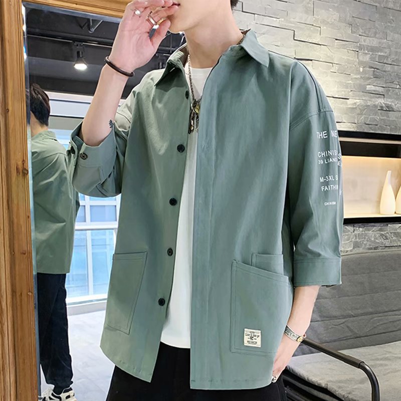 Chemises 2026 pour Hommes – Design Tendance Streetwear Japonais Harajuku Coréen – Vêtements Unisexe Été Polyvalents pour Ados et Étudiants – Style Ins