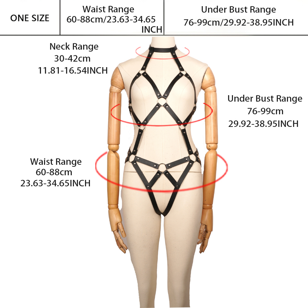 Ceinture corset de taille en cuir PU pour femme, ceinture complète SFP, bondage Bsie M, vêtements gothiques, accessoires de fétiche, vêtements sexy