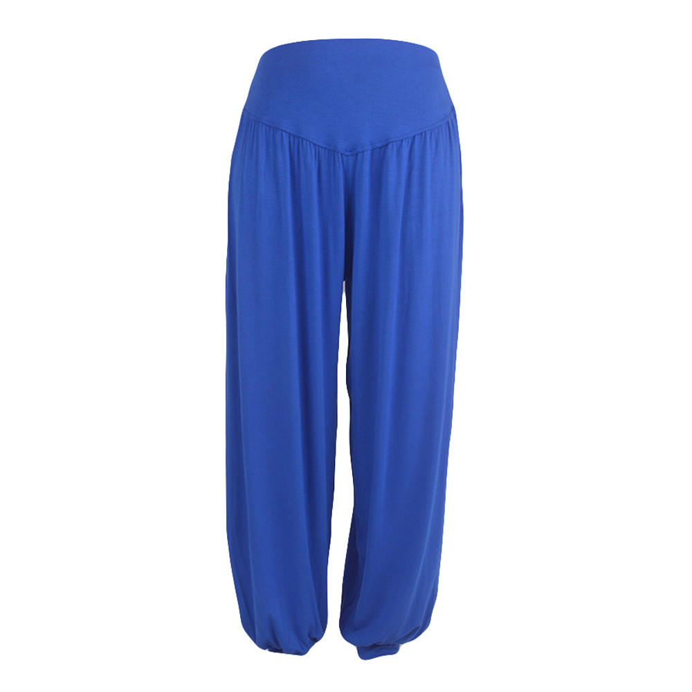 Femmes élastique lâche danse Yoga pantalon gymnastique pantalon d'entraînement trajet pantalons de survêtement taille haute femme vêtements Calça Feminina