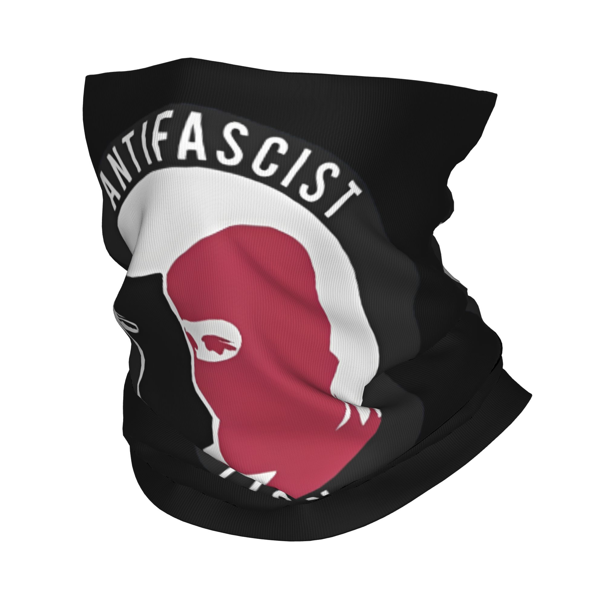 Anti fasciste Bandana cache-cou imprimé foulard chaud cyclisme écharpe cyclisme pour hommes femmes adultes toutes saisons